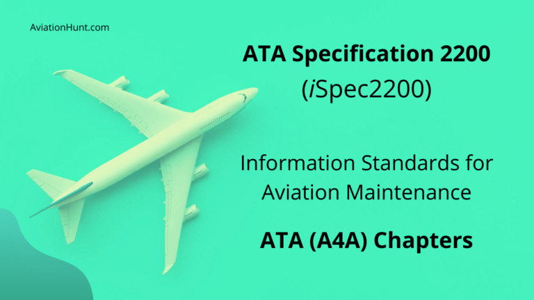 ATA Standard Numbering System - AviationHunt