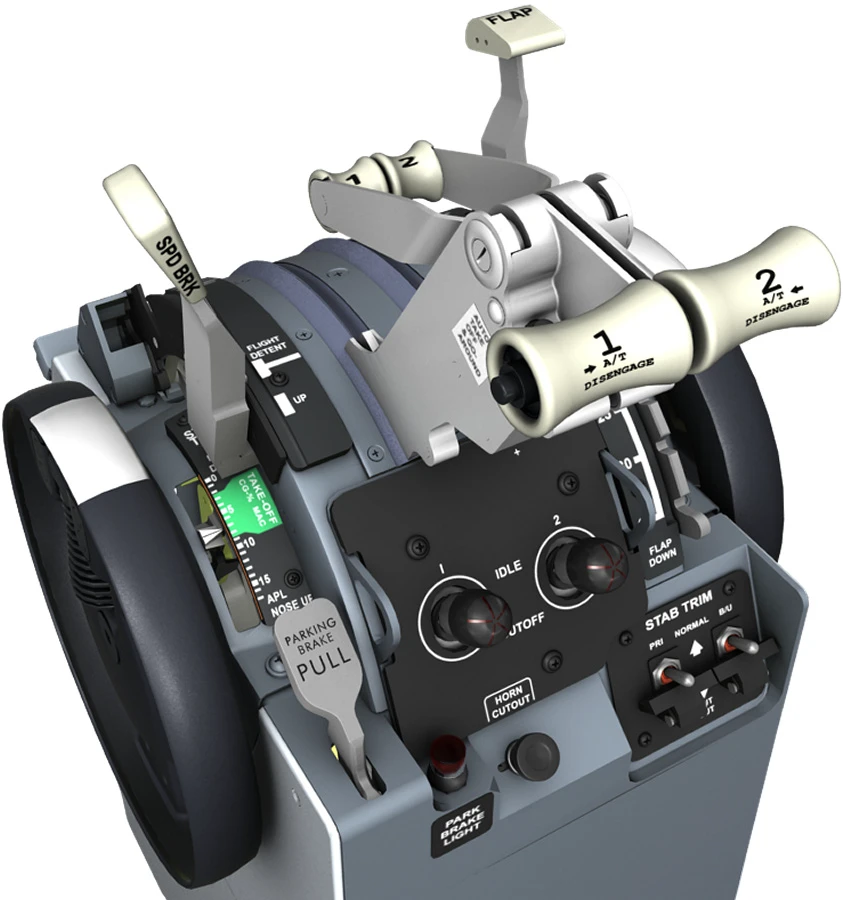 B737 Flap Lever and Position Indicator - AviationHunt