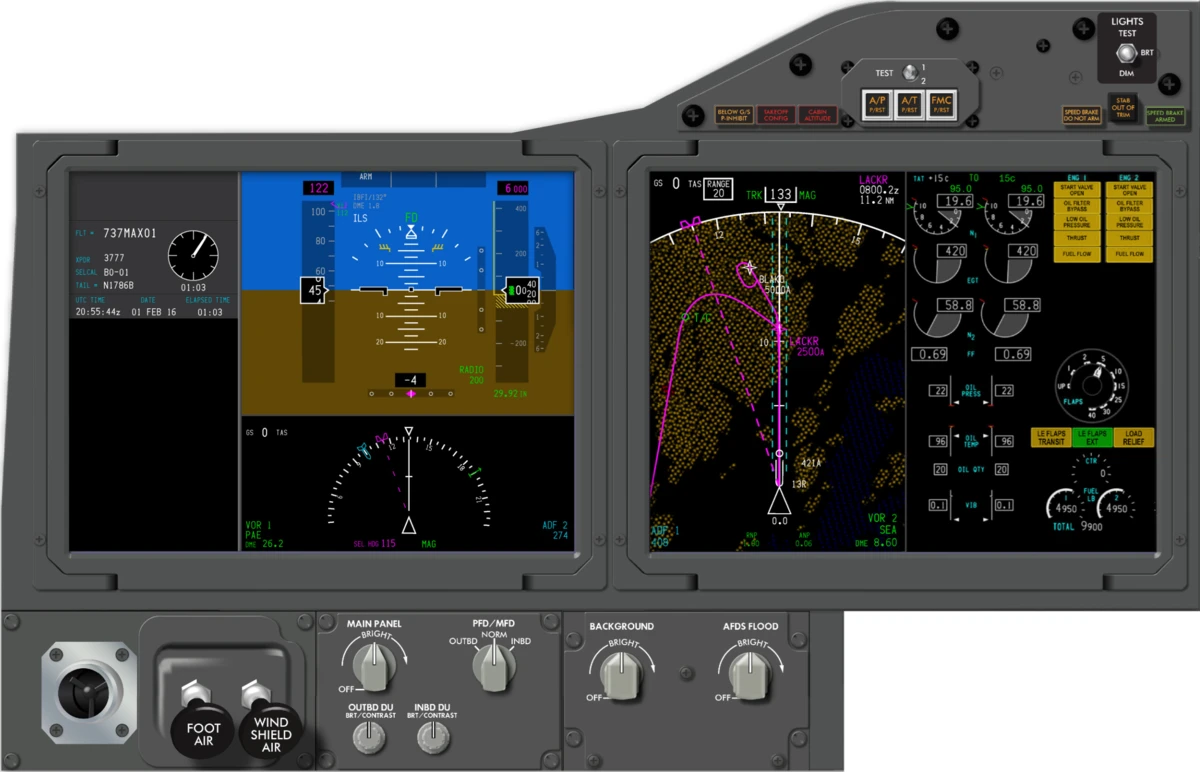 B737 P1 Panel