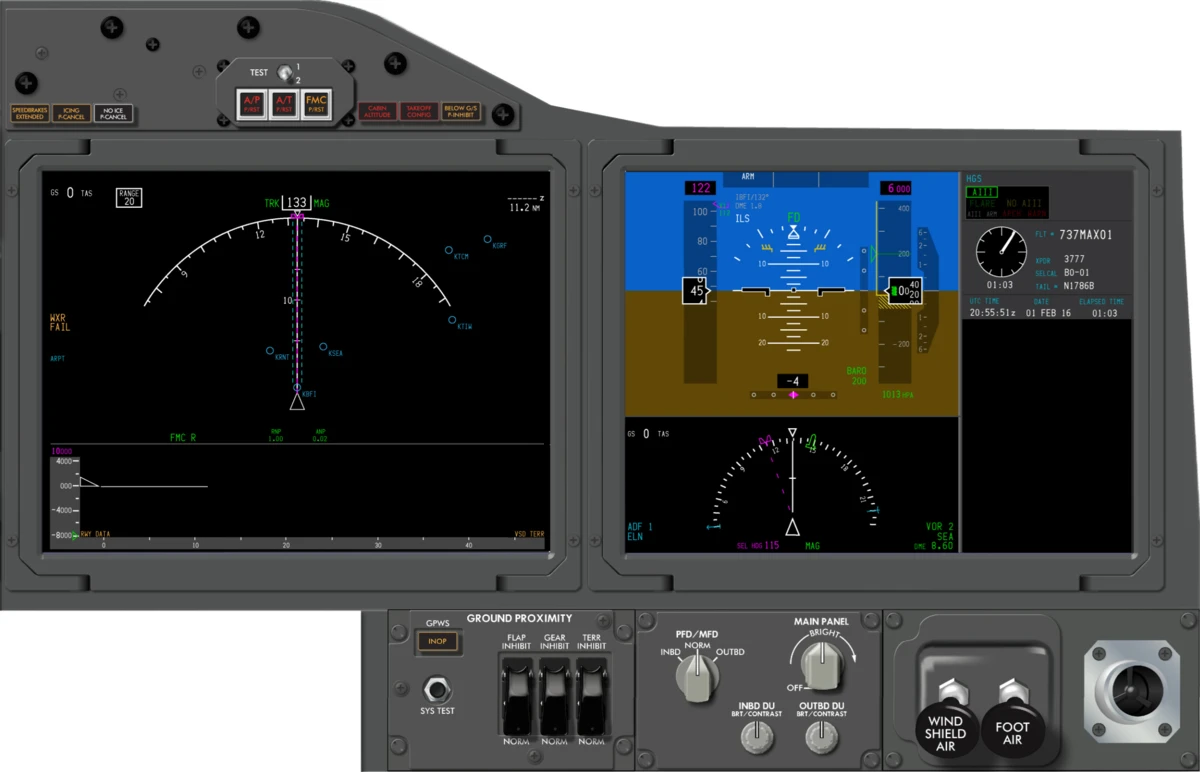 B737 P3 Panel