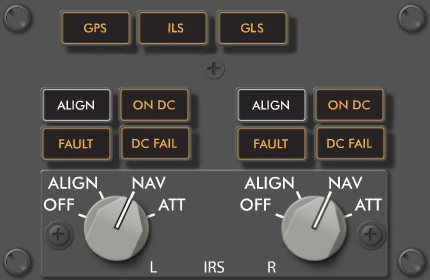 B737 IRS Mode Selector Unit