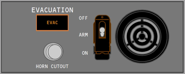 Emergency Evac Panel