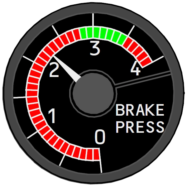 BRAKE PRESS GAUGE